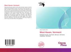 Bookcover of West Haven, Vermont