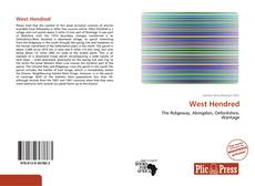 Capa do livro de West Hendred 