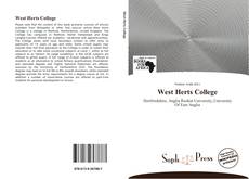 Borítókép a  West Herts College - hoz