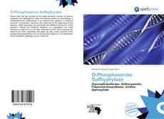 Bookcover of O-Phosphoserine Sulfhydrylase