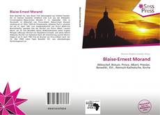 Borítókép a  Blaise-Ernest Morand - hoz