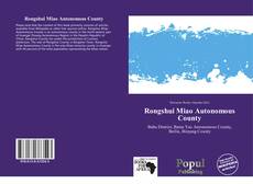 Capa do livro de Rongshui Miao Autonomous County 