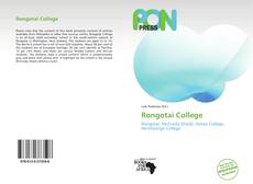 Bookcover of Rongotai College