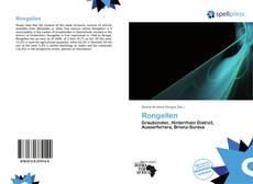 Buchcover von Rongellen