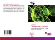 Bookcover of Lysine Carbamoyltransferase