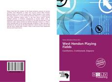 Capa do livro de West Hendon Playing Fields 