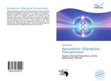 Bookcover of Kynurenine—Glyoxylate Transaminase