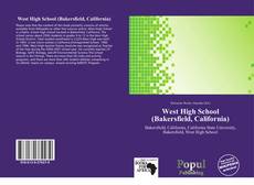 Buchcover von West High School (Bakersfield, California)