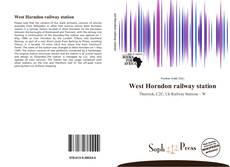 Capa do livro de West Horndon railway station 