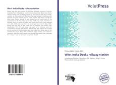 Capa do livro de West India Docks railway station 