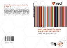 Bookcover of West Indian cricket team in Australia in 2009–10