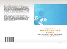 West Jefferson, North Carolina kitap kapağı