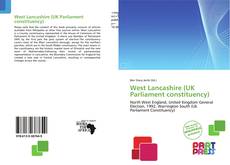 Обложка West Lancashire (UK Parliament constituency)