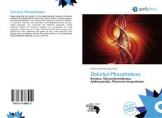 Buchcover von Dolichyl-Phosphatase