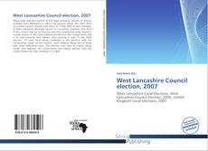 Borítókép a  West Lancashire Council election, 2007 - hoz