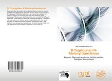 Buchcover von D-Tryptophan N-Malonyltransferase