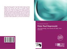 Couverture de Peter Paul Koprowski