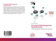 Copertina di D-Lactate Dehydrogenase (Cytochrome)