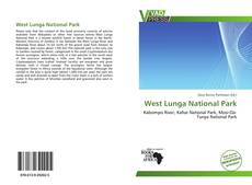 Bookcover of West Lunga National Park