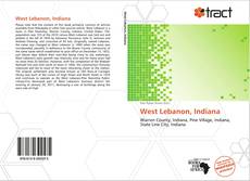 Portada del libro de West Lebanon, Indiana