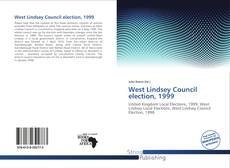 Borítókép a  West Lindsey Council election, 1999 - hoz