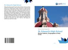 Capa do livro de St. Edward's High School 