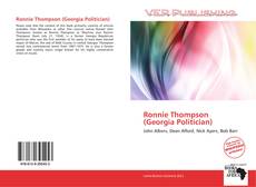 Ronnie Thompson (Georgia Politician) kitap kapağı