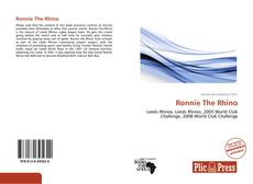 Capa do livro de Ronnie The Rhino 