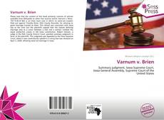 Portada del libro de Varnum v. Brien