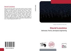 David Leestma kitap kapağı