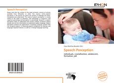 Portada del libro de Speech Perception