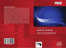 Portada del libro de Boid for Android