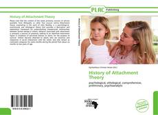 Portada del libro de History of Attachment Theory