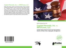 Borítókép a  Capitol Records, Inc. v. MP3Tunes, LLC - hoz