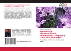 Bookcover of Aprendizaje neuroemocional, pensamiento complejo y transdisciplinariedad