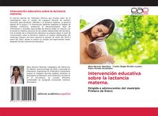 Capa do livro de Intervención educativa sobre la lactancia materna. 