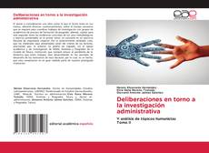 Buchcover von Deliberaciones en torno a la investigación administrativa