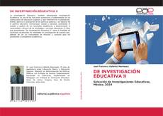 Couverture de DE INVESTIGACIÓN EDUCATIVA II