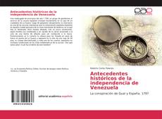 Portada del libro de Antecedentes históricos de la independencia de Venezuela