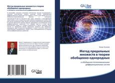 Buchcover von Метод предельных множеств в теории обобщенно-однородных