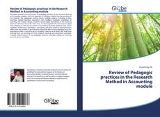 Capa do livro de Review of Pedagogic practices in the Research Method in Accounting module 