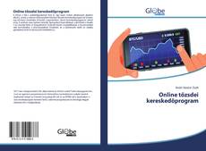 Online tőzsdei kereskedőprogram kitap kapağı