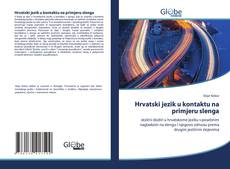 Capa do livro de Hrvatski jezik u kontaktu na primjeru slenga 