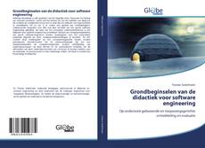 Capa do livro de Grondbeginselen van de didactiek voor software engineering 