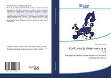 Capa do livro de Konkurencja i interwencja w UE 