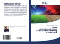Buchcover von Lokaal aanpassingsvermogen inzake klimaatverandering in Timor-Leste