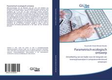 Capa do livro de Parametrisch ecologisch ontwerp 