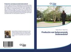 Capa do livro de Productie van balancerende biobrandstof 