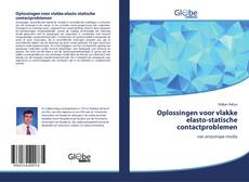 Bookcover of Oplossingen voor vlakke elasto-statische contactproblemen