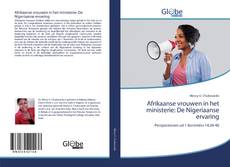 Afrikaanse vrouwen in het ministerie: De Nigeriaanse ervaring kitap kapağı